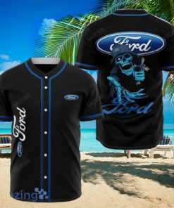 FORD And Skull Jersey Baseball Shirt Style Gift Shirt