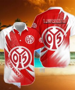 FSV Mainz 05 Team Logo 3D Hawaiian Shirt For Fans