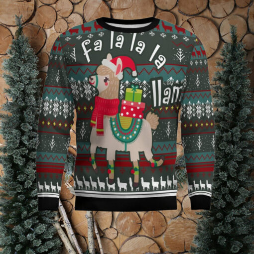 Fa La La La Llama Ugly Christmas Sweater