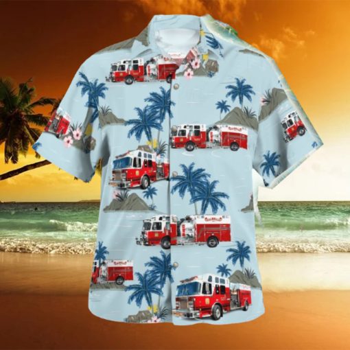 Fair Lawn Fire Company #3 Fair Lawn New Jersey Hawaiian Shirt