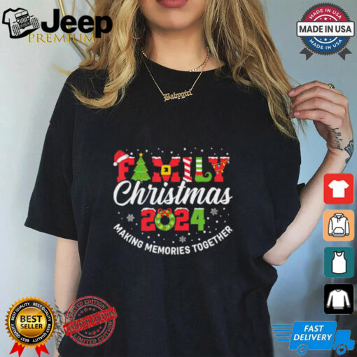 Family Christmas 2024 Matching Outfit Xmas Squad Santa Group T Shirt