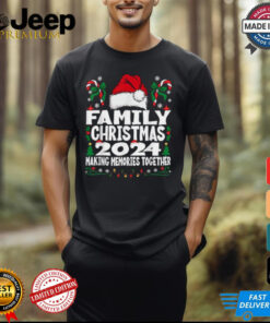 Family Christmas 2024 making memories together T shirt