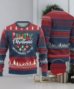 Family Xmas 2024 Ugly Christmas Sweater Making Memories Together Family Matching