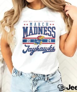 Fanatics Branded Kansas Jayhawks 2024 NCAA Men's Basketball Tournament March Madness T Shirt