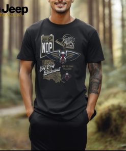 Fanatics Branded Navy New Orleans Pelicans Split Zone T Shirt