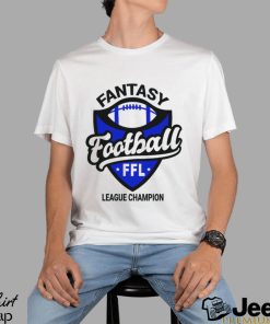 Fantasy Football League Champion FFL Winner Tees Men Sports Draft Team Shirt