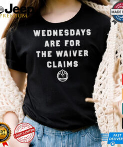 Fantasy football wednesdays are for waiver claims shirt