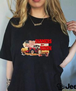 Farmers for Biden Farming Farm Patriotic American Flag shirt