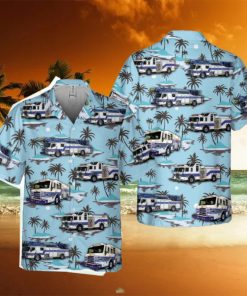 Farmington Fire Department, Minnesota Pocket Hawaiian Shirt