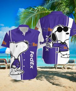 Fedex Island Logo Brand Snoopy Hawaiian Shirt Gift Summer