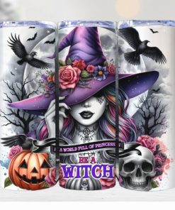 Feeling Witchy Halloween Tumbler Wrap