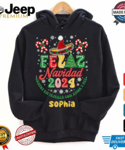 Feliz Navidad 2024, Juntos En Familia Con Amor Y Paz, Spanish Merry Christmas Shirt