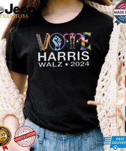 Feminism abortion right lgbt vote harris walz 2024 shirt