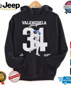 Fernando Valenzuela 34 LA Dodgers Baseball Shirt