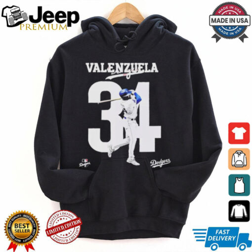 Fernando Valenzuela 34 LA Dodgers Baseball Shirt