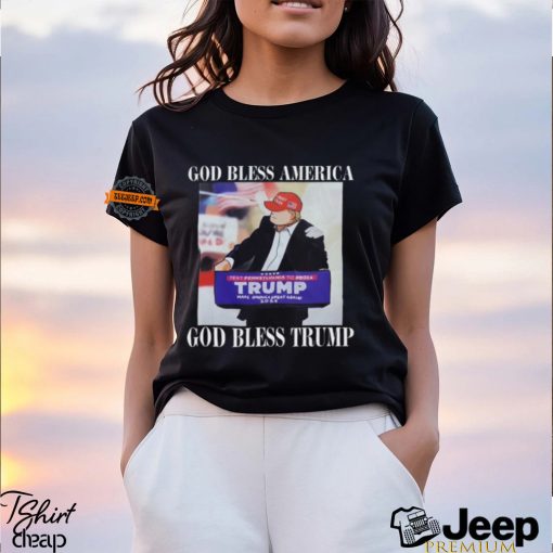 Ferriolawind God Bless America God Bless Trump Shirt