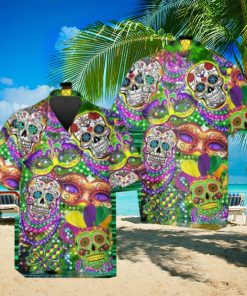Festival Sugar Skull Hawaiian Shirt Style Gift