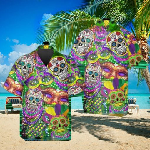 Festival Sugar Skull Hawaiian Shirt Style Gift