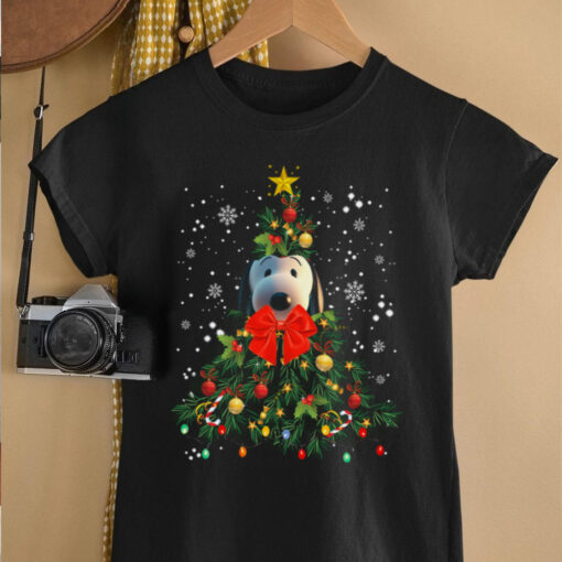 Festive Snoopy Christmas Tree Holiday Shirt