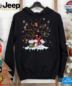 Festive Snoopy Christmas Tree T Shirt