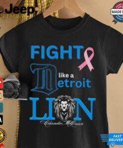 Fight like a Detroit Lions Cancer logo shirt