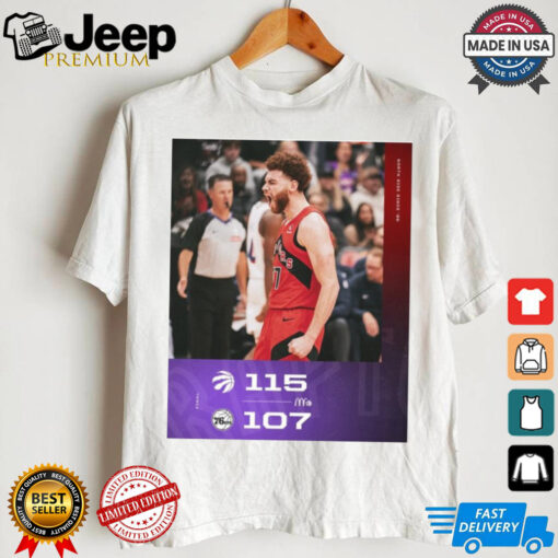 Final Toronto Raptors 115 – 107 Philadelphia 76ers NBA Poster t shirt