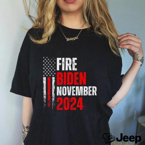 Fire Biden November 2024 American Flag Shirt