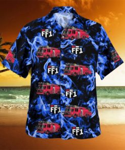 Fire Dept Hawaiian Shirt Surf Gift Beach