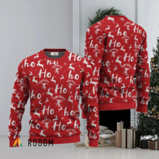 Fireball Ho Ho Ho Christmas Sweater