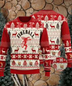 Fireball Whisky Christmas Sweater