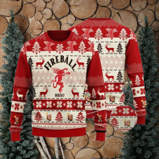 Fireball Whisky Christmas Sweater