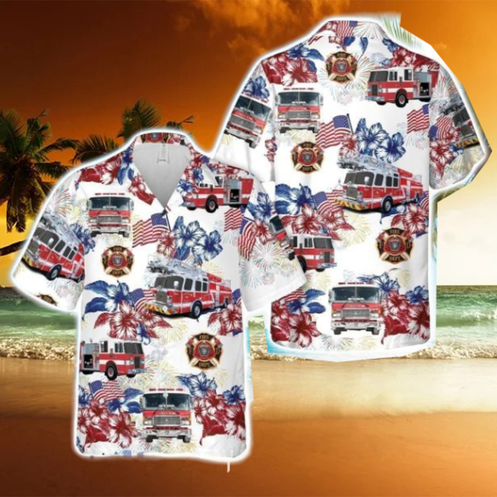 Unisex Crappie On Fire 3D All Over Printed Trendy Hawaiian Shirt
