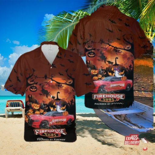 Firehouse Subs Halloween Hawaiian Shirt