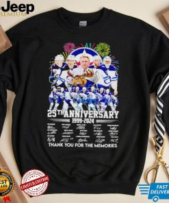 Fireworks Winnipeg Jets 25th anniversary 1999 2024 thank you for the memories shirt