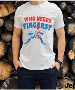 Fireworks who needs fingers 4th of july shirt