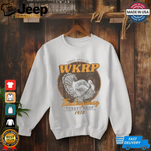 First Annual WKRP Turkey Drop Thanksgiving Shirt