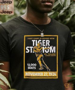 First Game In Brand New Tiger Stadium Vs Tulane Green Wave 12 000 Seats November 27 1924 T shirt