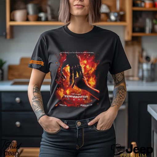 First Poster For The Terminator Anime Series Only On Netflix August 29 Classic T Shirt