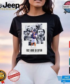 First Rookie QB Captain in Chicago Bears history shirt