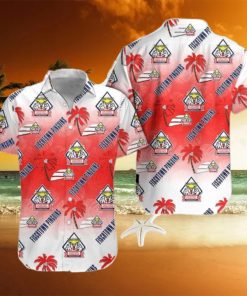 Fischtown Pinguins Red White Gradient Hawaiian Shirt Style Gift