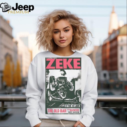 Fitzroy, VIC January 23, 2024 Zeke Tour Poster t shirt