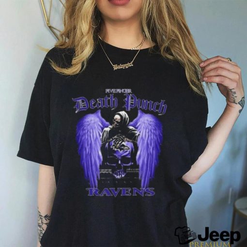 Five Finger Death Punch Baltimore Ravens Shirt