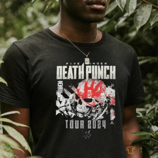 Five Finger Death Punch Tour 2024 With Schedule T Shirt
