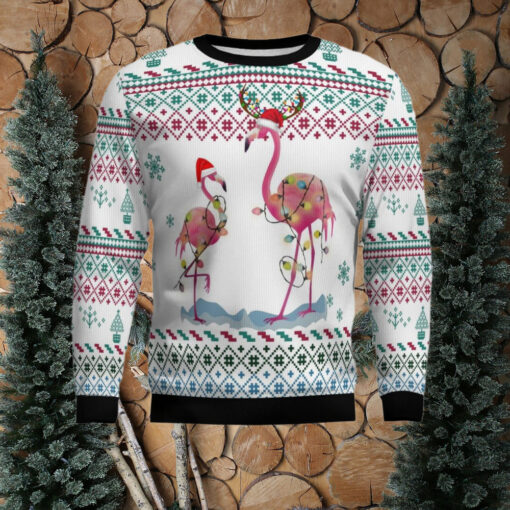 Flamingo Christmas Reunion Ugly Christmas Sweater