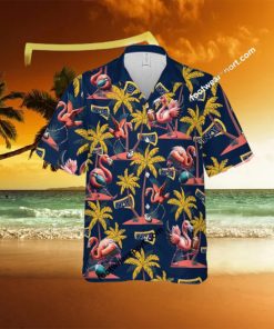 Flamingo Play Football Northern Arizona Lumberjacks Hawaiian Shirt AOP Special Gifts