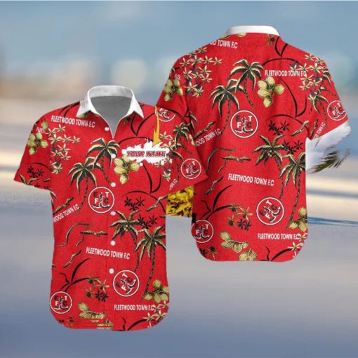 Fleetwood Town F.C Hawaiian Shirt Custom Name Trending For Men Women Gift Summer