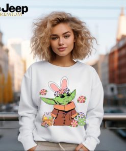 Floral Baby Yoda Easter Eggs shirt