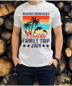 Florida Family Trip 2024 Making Memories Vacation Shirt