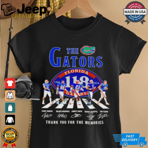 Florida Gators Abbey Road 118 Years Of The Gators 1906 2024 Thank You For The Memories shirt