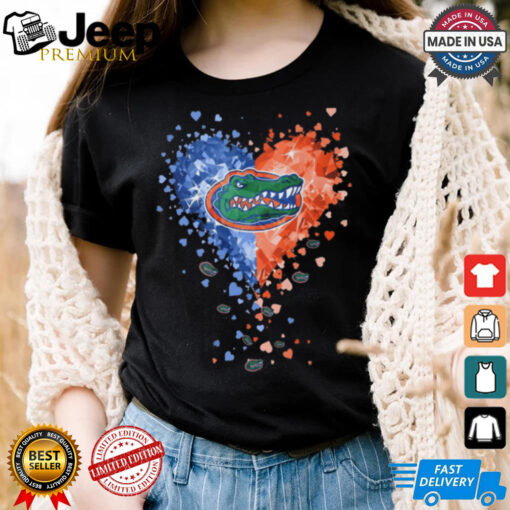 Florida Gators Crystal Heart Shirt